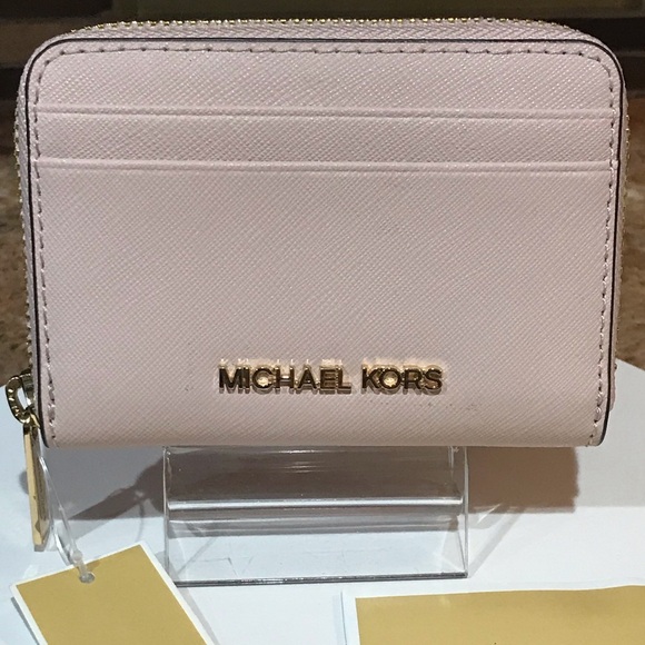 NWT Michael Kors Leather Compact Card Wallet ๐๐๐ธ - Picture 15 of 17